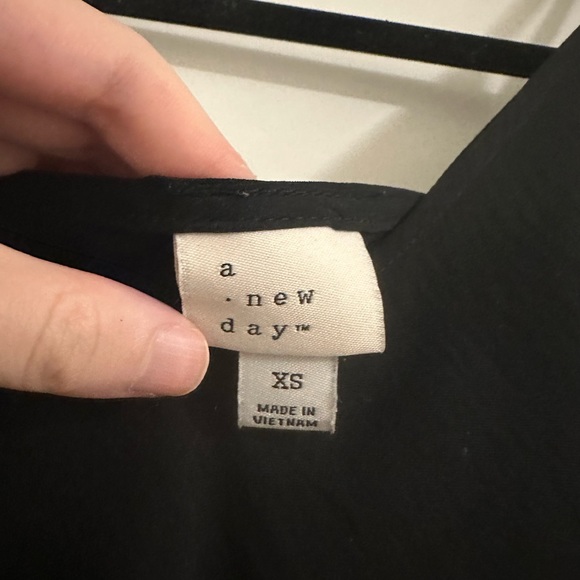 Women's Black Slip Dress Size XS - Picture 5 of 7